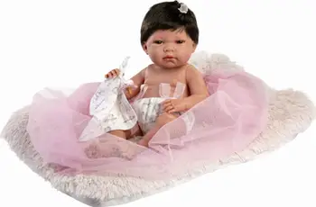 Kukull Llorens Vinyl Baby Doll 40 cm, trup i lëvizshëm, me aksesorë