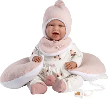 Kukull Llorens Baby Mimi, 42 cm, me zë, shumëngjyrëshe