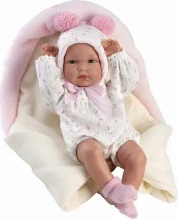 Kukull bebe Llorens Baby, 35cm, vinil, multicolor