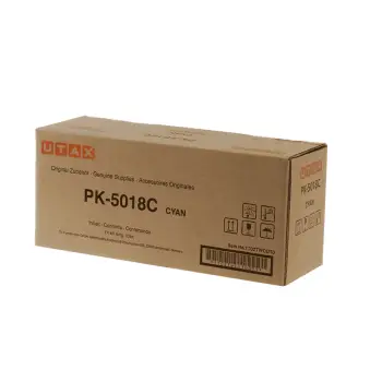 Toner Utax PK-5018C (1T02TWCUT0) PK5018C, rendiment 9,750–23,700 faqe, Cyan
