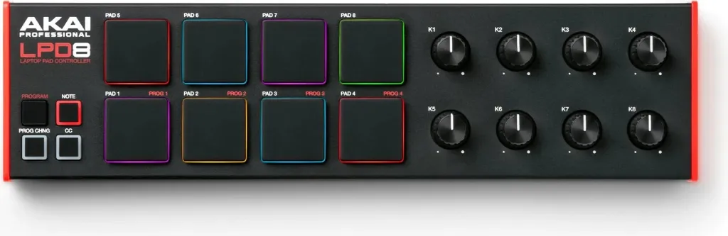 Kontrollues MIDI AKAI LPD 8 MKII, me USB - 2