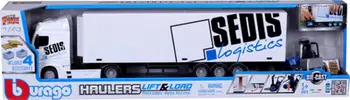Model kamion Bburago Mercedes Benz Actros, miniaturë koleksioni, shumë i detajuar, shumëngjyrësh