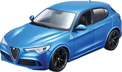 Makinë lodër Bburago B18-21086 1:24 ALFA Romeo Stelvio, e kaltër - 1
