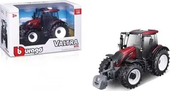 Lodër traktor Bburago Valtra N174, shkallë 1:32, i kuq