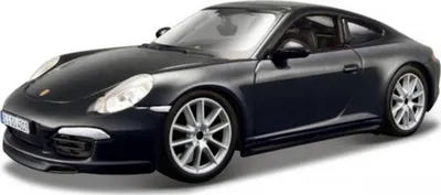 Makinë lodër Bburago Porsche 911, e zezë - 1