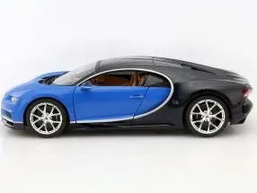 Automjet lodër për fëmijë Bburago Bugatti Chiron 1:18, i kaltër