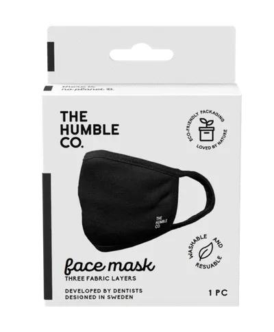 Maskë mbrojtëse The Humble Co., unisex, zezë - 2