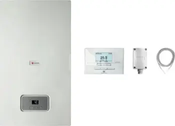 Furrë me gaz Saunier Duval, 18.4kW, e argjendtë
