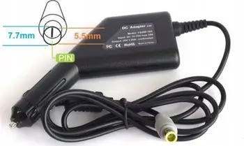 Adapter për veturë Energy4U CA23, 20V 3.25A 65W, prizë 7.7x5.5mm me pin, i zi