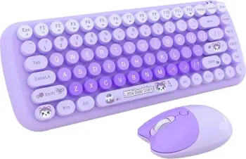 Set tastierë dhe maus wireless MOFII Candy SMK-632M3A, vjollcë
