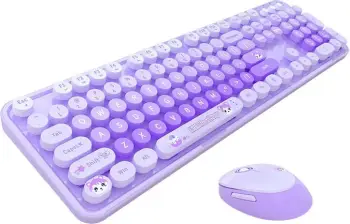 Set tastierë dhe maus wireless MOFII Sweet SMK-623387AG, vjollcë