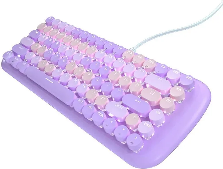 Tastierë mekanike MOFII Candy M me kabllo, 84 taste, vjollcë - 1