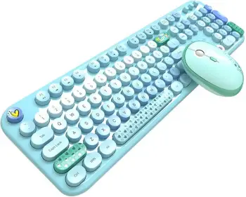 Set tastierë dhe maus wireless MOFII Lovely SMK-693M2AGB, kaltër
