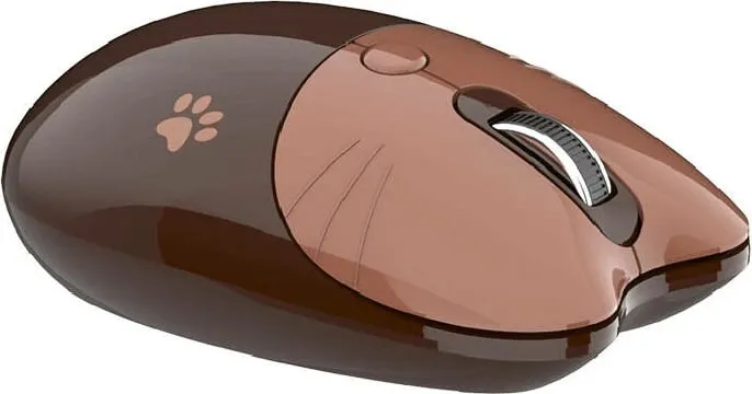 Maus wireless MOFII M3DM, 1600 DPI, 4 butona, kafe - 1