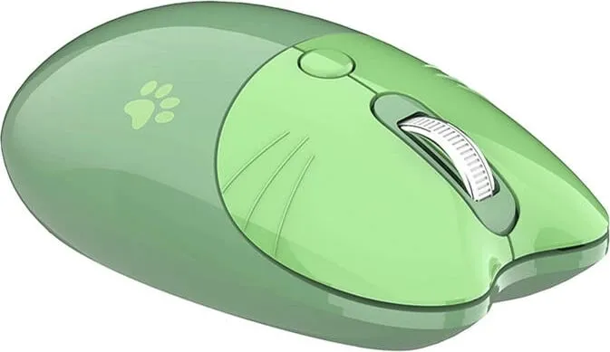 Maus wireless MOFII M3DM, 1600 DPI, 4 butona, Bluetooth/2.4G, Gjelbër - 1