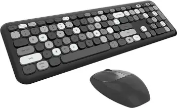 Tastierë dhe maus Mofii 666, wireless, USB, e zezë