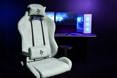 Karrige gaming Arozzi Torretta SoftFabric, ergonomike, Pearl Green - 3
