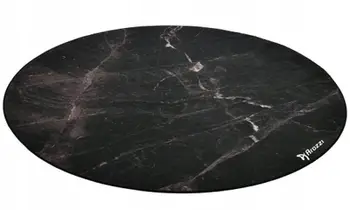 Tapet dyshemeje Arozzi Zona Floor Pad, mikrofibër, dizajn black marble, i zi