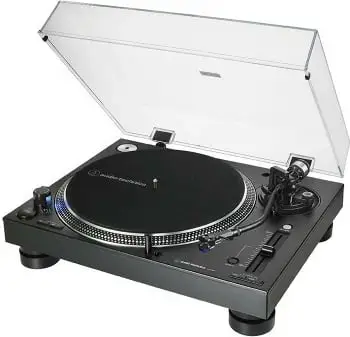 Gramafon audio-technica AT-LP140 XP, 3 shpejtësi, i zi