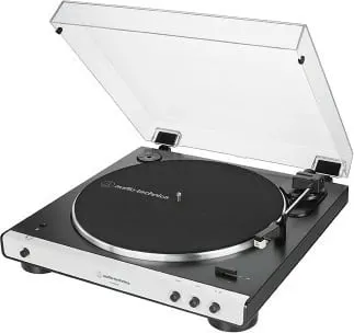 Gramafon audio-technica AT-LP60XBTWH, Bluetooth, i bardhë - 1