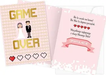 Kartolinë dasme KUKARTKA Card V Wedding, 140x190mm, me zarf, shumëngjyrëshe
