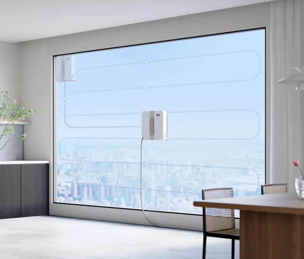 Robot mini për pastrimin e dritareve Ecovacs Winbot W2 OMNI, i bardhë - 9