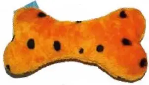 Lodër për qen Yarro Bone, 22cm, portokalli