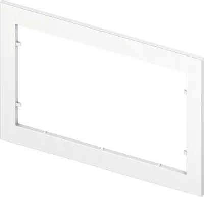 Buton shkarkimi Tece TECEnow Spacer Frame, plastikë, krom me shkëlqim - 1