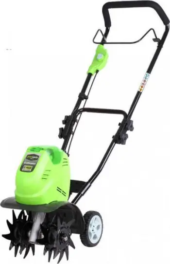 Kultivator elektrik Greenworks pa bateri, 40 V, i gjelbër