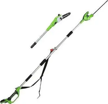 Sharrë zinxhiri me shtyllë Greenworks G24PSH, 24V, shinë 20 cm, jeshile