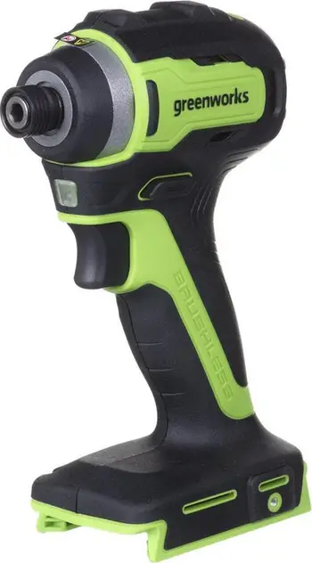 Vidëzues goditës me bateri Greenworks GD24D200, 24V, 300 Nm, i zi e jeshile