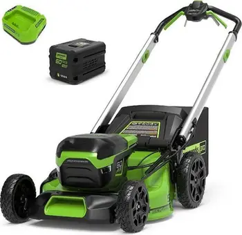 Kositëse bari Greenworks GD60LM51SPK4, 60V, 51 cm, me bateri 4Ah