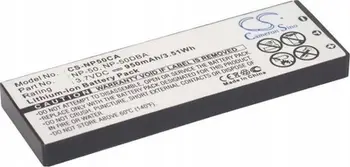 Bateri rikarikuese për kamera Cameron Sino CS-NP50CA, Li ion, 950mAh, e zezë