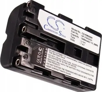 Bateri kamerë Cameron Sino CS-FM500H, 1600mAh, Li-ion, e zezë