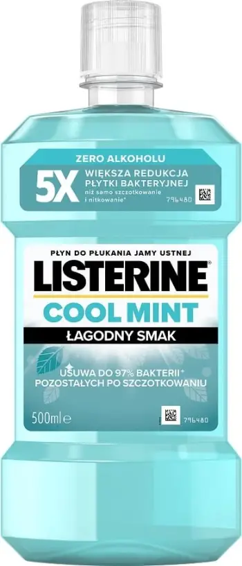Shpëlarës goje Listerine Cool Mint Mild Flavor 500ml