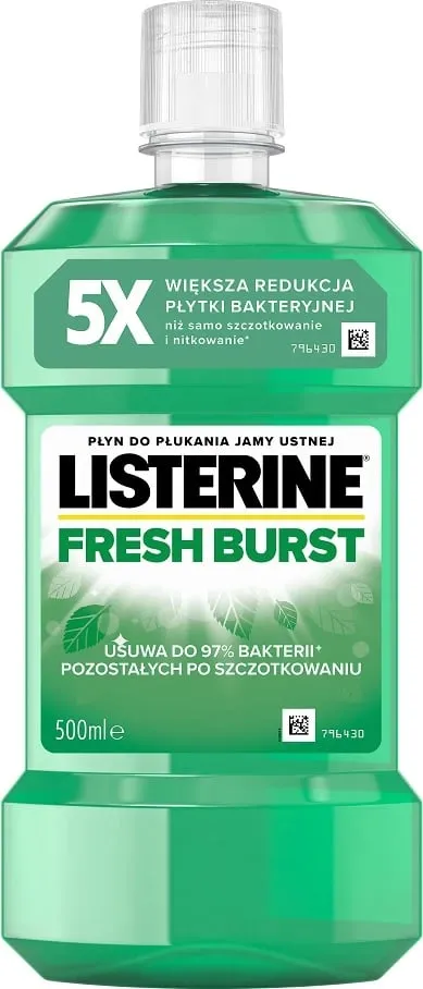 Mouthwash Listerine Fresh Burst 500ml - 1