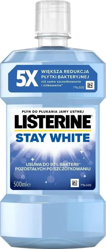 Shpëlarës goje Listerine Stay White 500ml