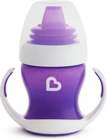 Kupë për fëmijë Munchkin Gentle Transition Cup e vjollce, 118 ml