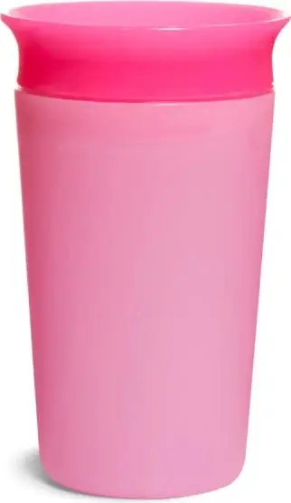 Kupë për fëmijë Munchkin Miracle 360° Color Changing Cup rozë, 266 ml
