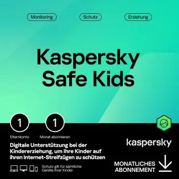 Software për Siguri Kaspersky Safe Kids – 1 User. 1 Month – Subscription (ABO) – ESD-DownloadESD