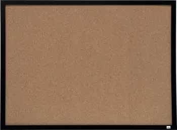 Tabla njoftimi Nobo Cork Board, 585x430 mm, kornizë metalike, e zezë