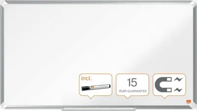 Tabla magnetike Nobo Premium Plus, çelik, 89x50 cm, e bardhë - 3