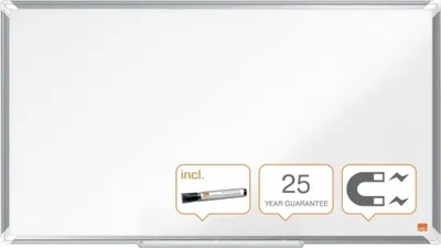 Tabla magnetike Nobo Premium Plus, emajl, 89x50 cm, e bardhë - 4