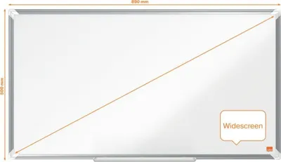 Tabla magnetike Nobo Premium Plus, emajl, 89x50 cm, e bardhë - 5