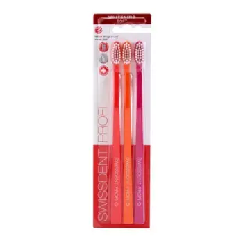 Furça dhëmbësh Whitening Soft 2 + 1 ZDARMA Swissdent