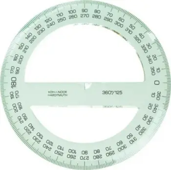 Këndmatës Koh I Noor, 360°/125mm, transparent