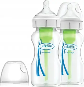 Biberona Dr Browns, 270 ml, 2 copë, transparent