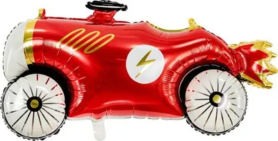 Balon folie PartyDeco Car, 93x48cm, shumëngjyrëshe - 1