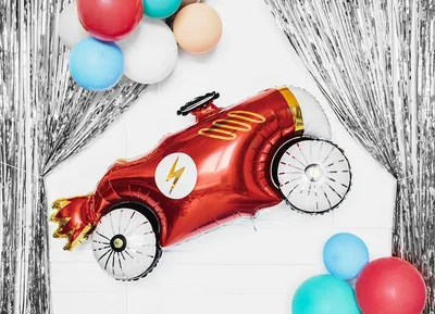 Balon folie PartyDeco Car, 93x48cm, shumëngjyrëshe - 3