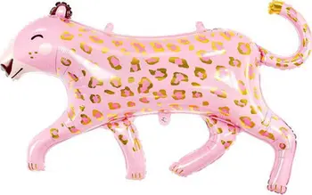 Balon folie PartyDeco Leopard, 103x63cm, shumëngjyrësh